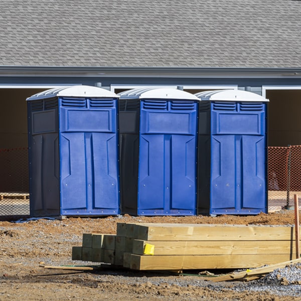 how do you dispose of waste after the porta potties have been emptied in Elk Creek CA